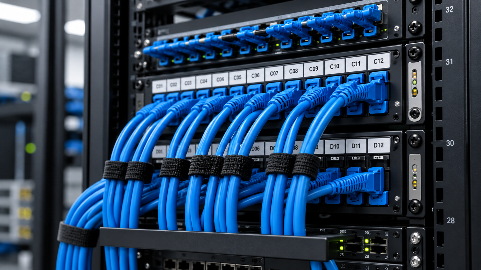 Cableado estructurado de cobre Cat6 y Cat6A