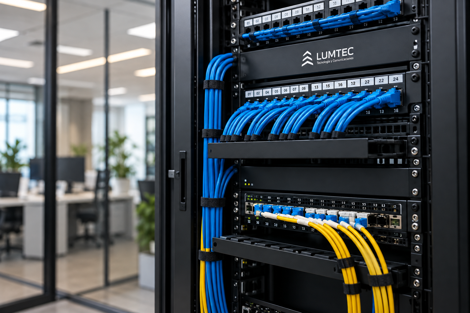 Instalación de fibra óptica