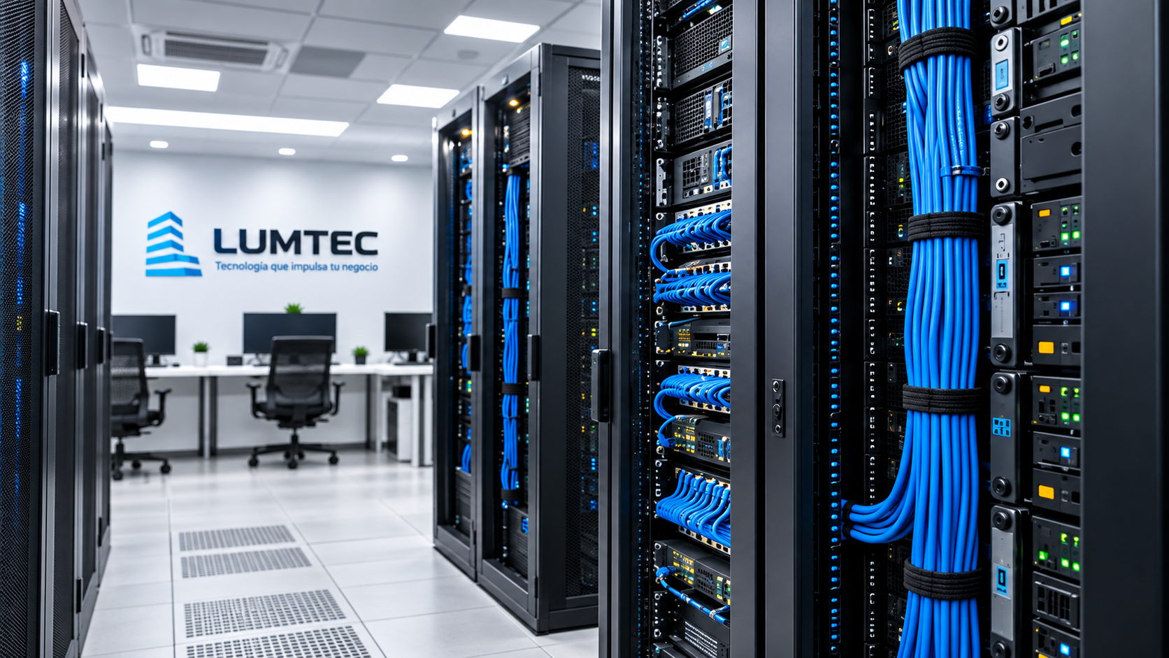 Rack de cableado estructurado Lumtec