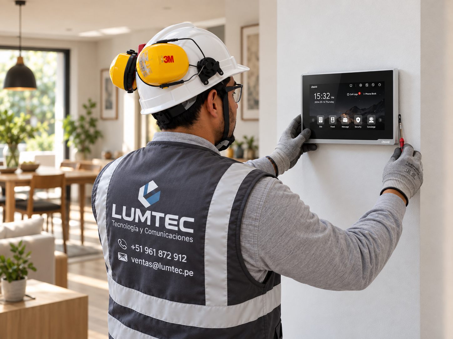 Videoportero instalado por Lumtec