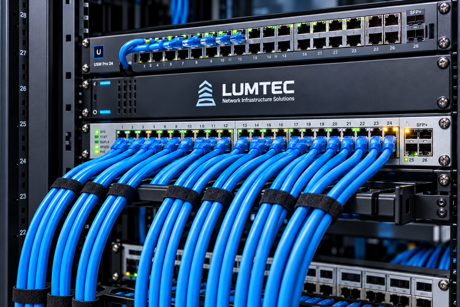 Switching y distribución de red empresarial